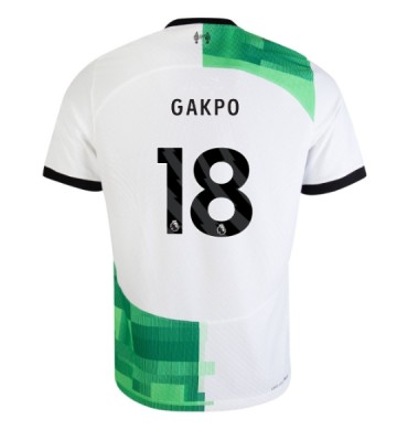 Liverpool Cody Gakpo #18 Replika Udebanetrøje 2023-24 Kortærmet